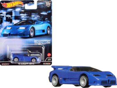 1994 Bugatti EB110 Blue Exotic Envy Series Diecast Model Car by Hot Wheels
