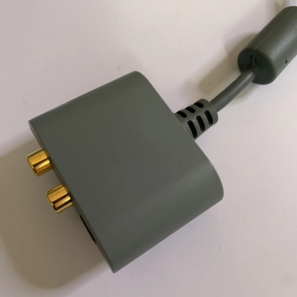 Official Microsoft Xbox 360 Audio Adapter X808221-001 Stereo Optical Genuine - Image 3 of 4