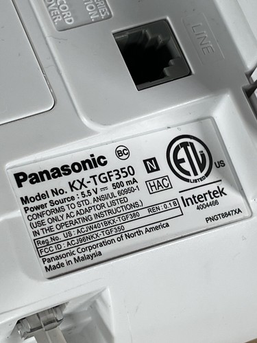Panasonic KX-TGF350N - corded/cordless - answering system with call (KX-TGF350N) - Picture 6 of 10