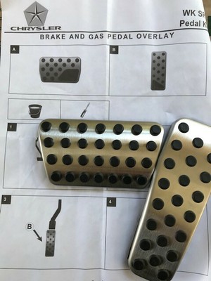Dodge Charger Challenger Chrysler 300 Pedal Overlay Kit Mopar WK SRT 05181565AB