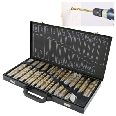 MARKENLOS Spiralbohrer 230 tlg 1- 13mm Stahlbohrer Bohrer HSS Metallbohrer Bohrer Set