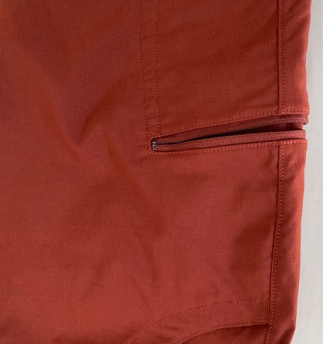 Trekking Hose Frilufts Damen L lang rot mit Zipp Off - Bild 5 von 15