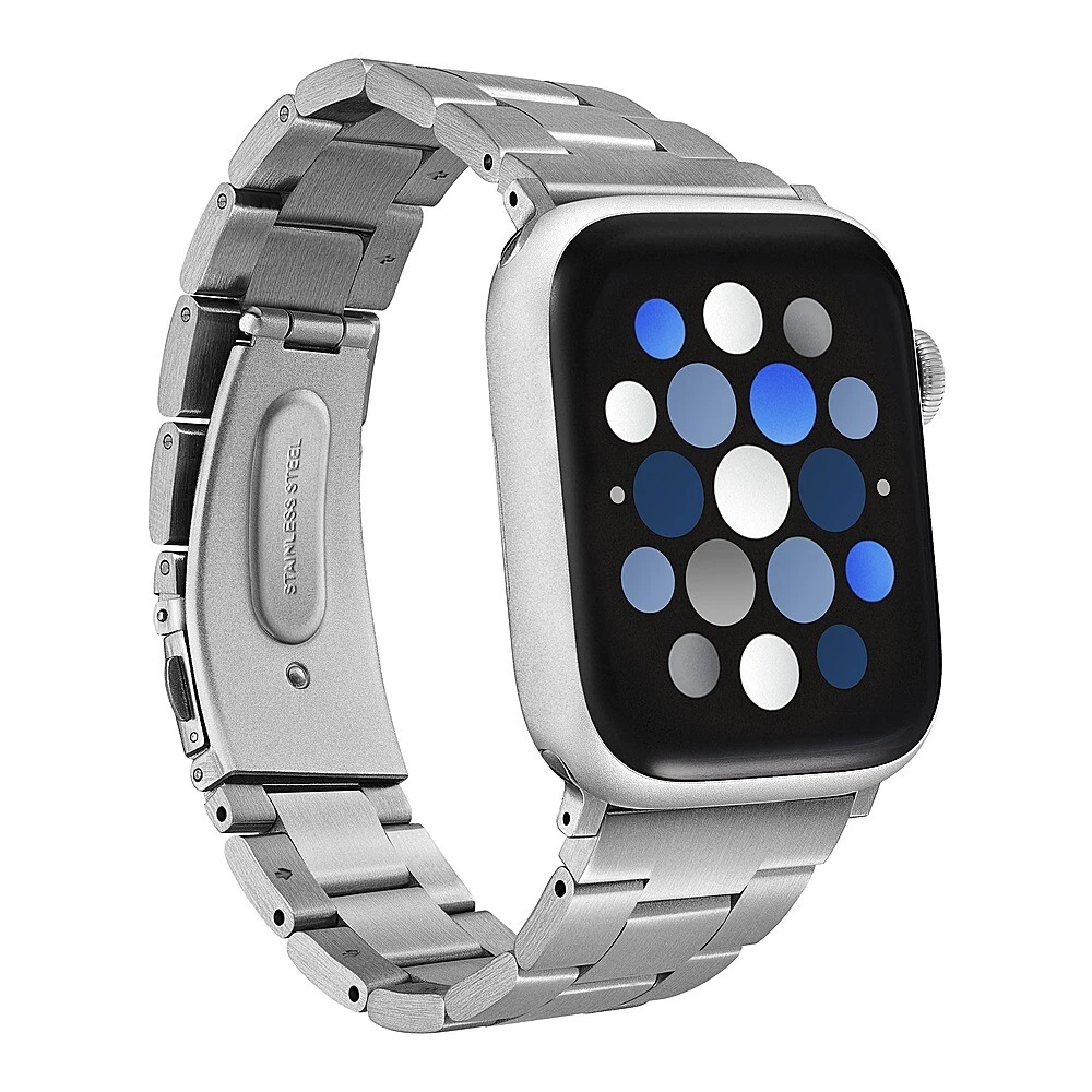 Insignia Stainless Steel Link Band for Apple Watch 42mm 44mm
