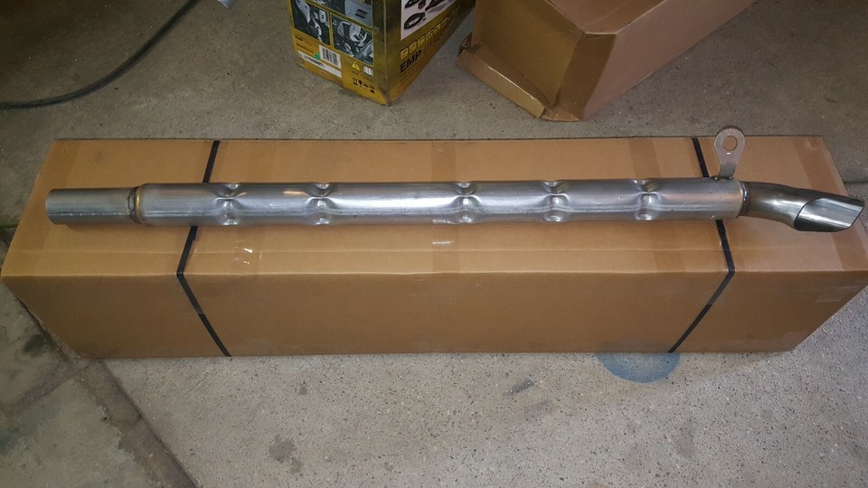 C3 196874 SWEET THUNDER SIDE PIPES C2 CHAMBERED STYLE W/C3 TIP SMALL