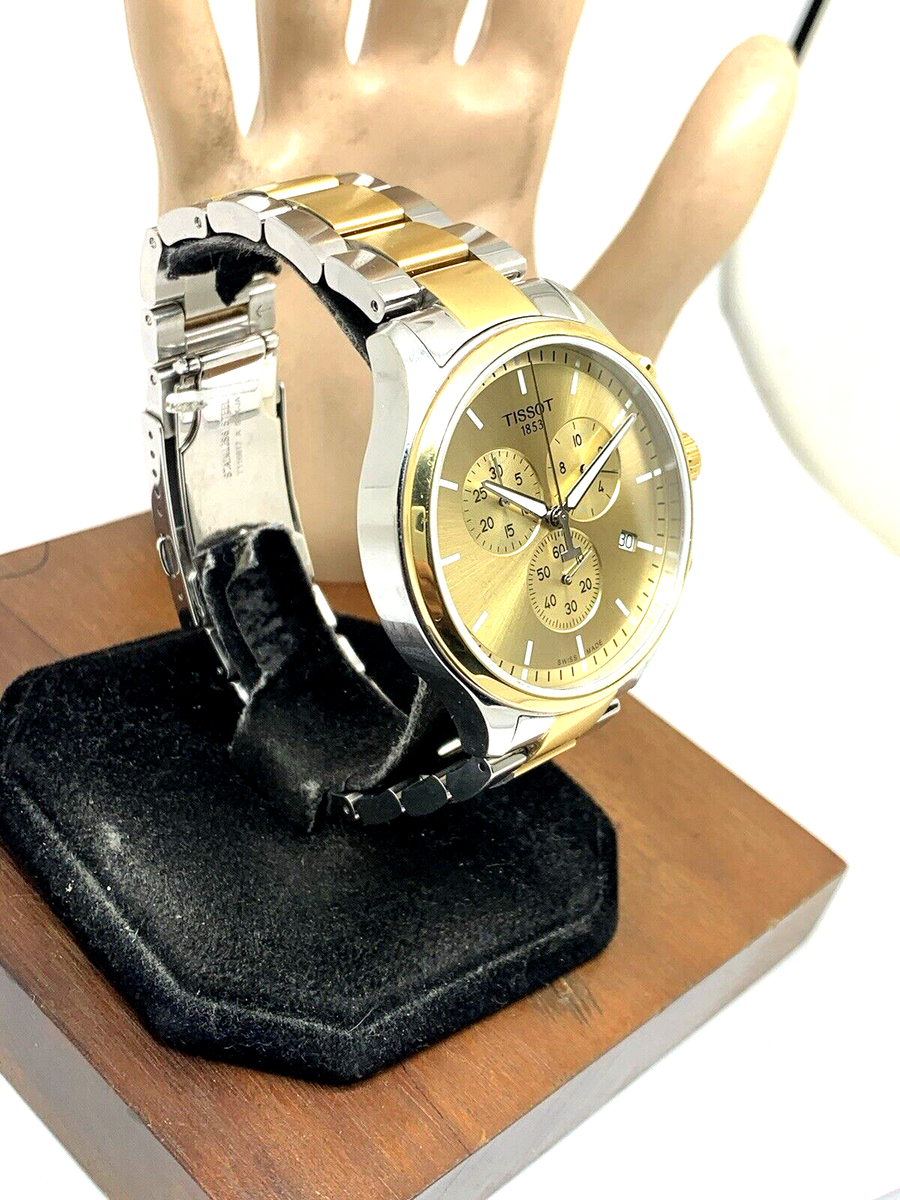 Tissot Men's Watch Chrono XL Swiss Quartz Chronograph Two Tone
