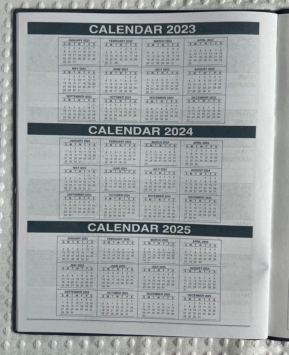 2023 Monthly Business Calendar Organizer Appointment Agenda Planner  8x10" | eBay
