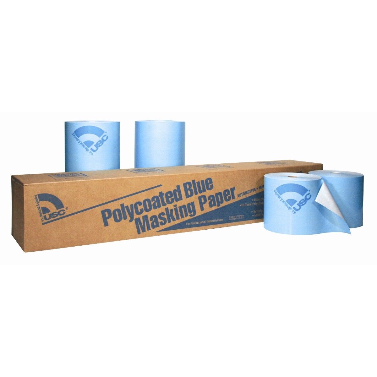 USC 38012 Polycoated Blue 12 in. x 738 ft. Paper Roll (3 Rolls)