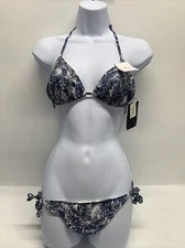 Bronzette Swim Suit 2 Piece Bikini Top Matching Bottoms New NWT Size 3 | 4 Large