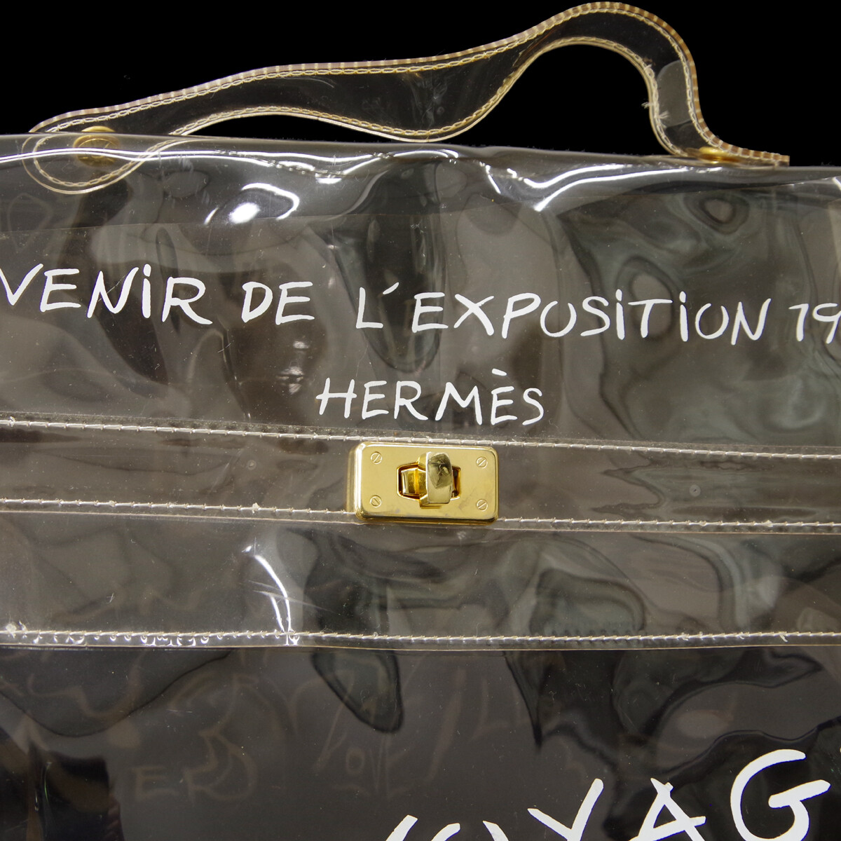 【@Ｍs tore/Hermès Exposition 1997 バッグ Hermes Vinyl Kelly Beach Handbag SOUVENIR DE L'EXPOSITION