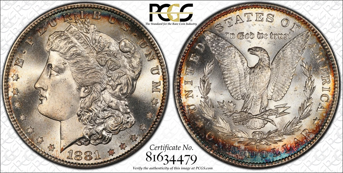 Silver MS 68 Graded Morgan US Dollars 1878-1921 for sale | eBay