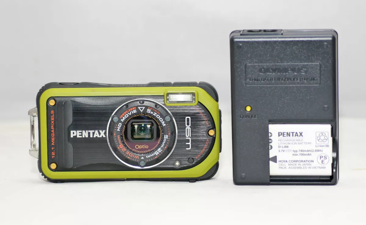 PENTAX Pentax Optio W90 12.1MP Digital Camera - Pistachio green