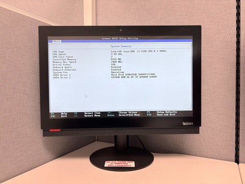 Lenovo TC M810Z AIO Touch Intel i3-7100@3.9GHz 8GB RAM 240GB SSD HD W10P - Bild 2 von 10