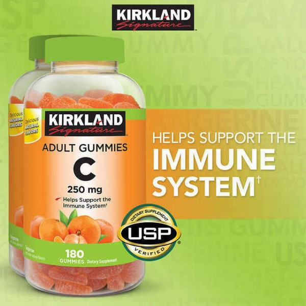 Kirkland Signature Vitamin C 250 mg, 360 Adult Gummies for sale online eBay