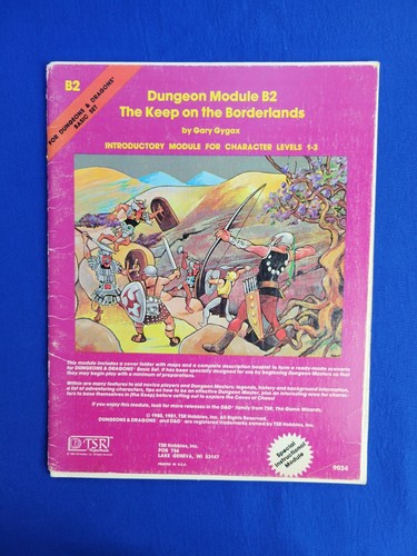 Das Keep on the Borderlands Abenteuermodul - Dungeons and Dragons B2