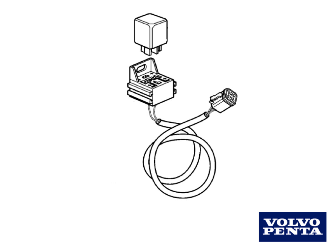 Kit cable relais 12v de précision Volvo Penta 21475508 standard origine