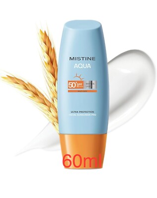 MISTINE Aqua Base Ultra Protection Matte & Light Facial Sunscreen SPF50 60ML