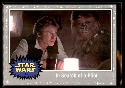 2017 Topps Star Wars Journey to The Last Jedi SILVER #66 In Search of a Pilot