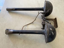 Dual Trumpet Electric Horns with Bracket