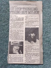 Sk13 Ephemera 1978 Article Mary Vango Make Up Artist 