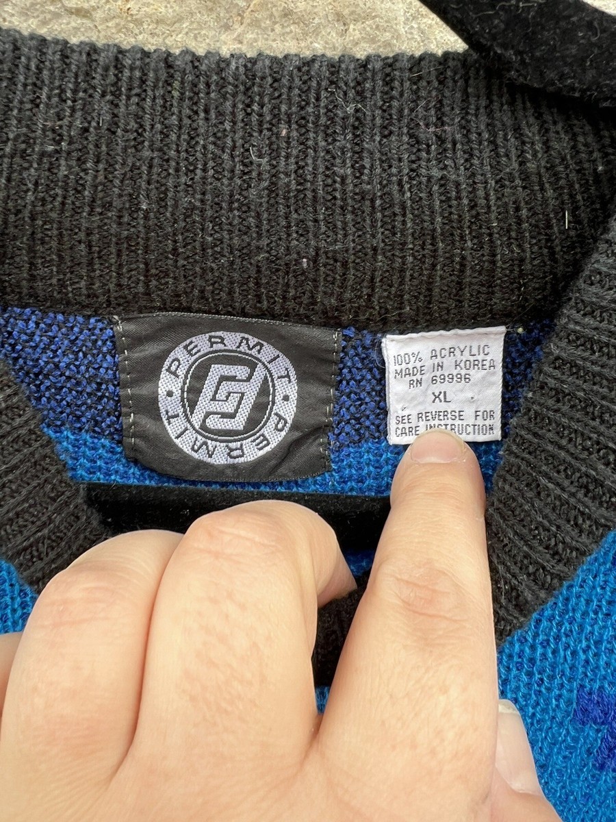 Vintage 90s Ski Mock Neck Sweater | eBay