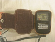 vintage Weston Direct Reading Exposure Meter photography camera meter w/ case