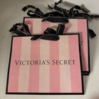 Victoria's Secret 6 Small, Shopping Gift Bags Iconic Stripes
