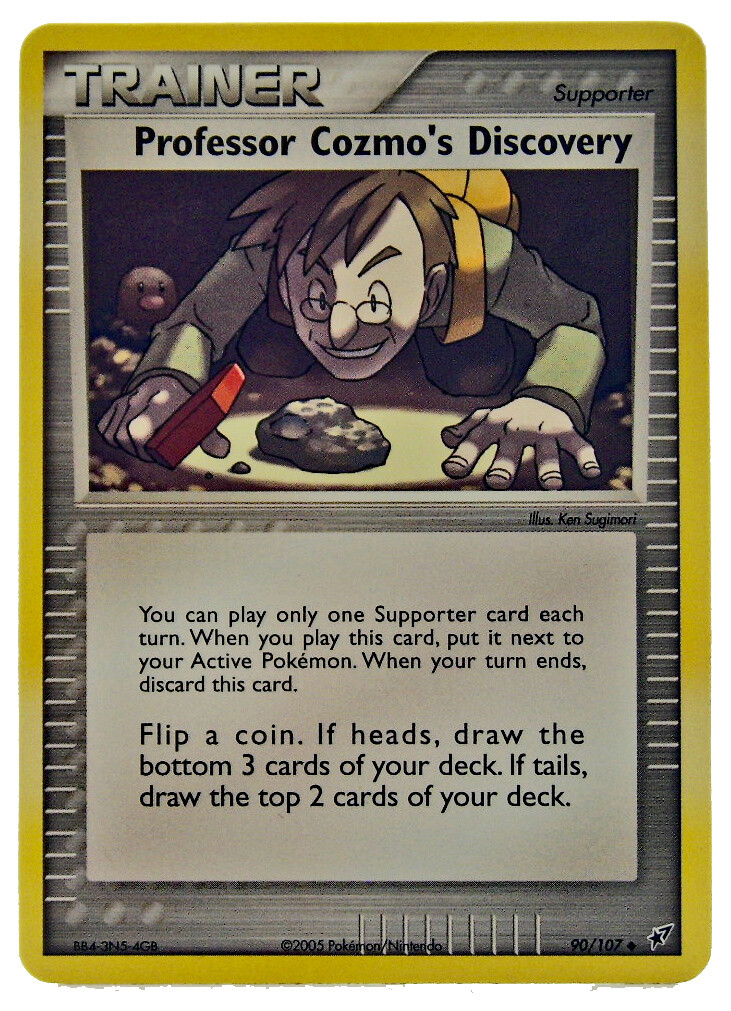 Professor Cozom's Discovery 90/107 Uncommon Trainer EX Deoxys NM With eBay Ship