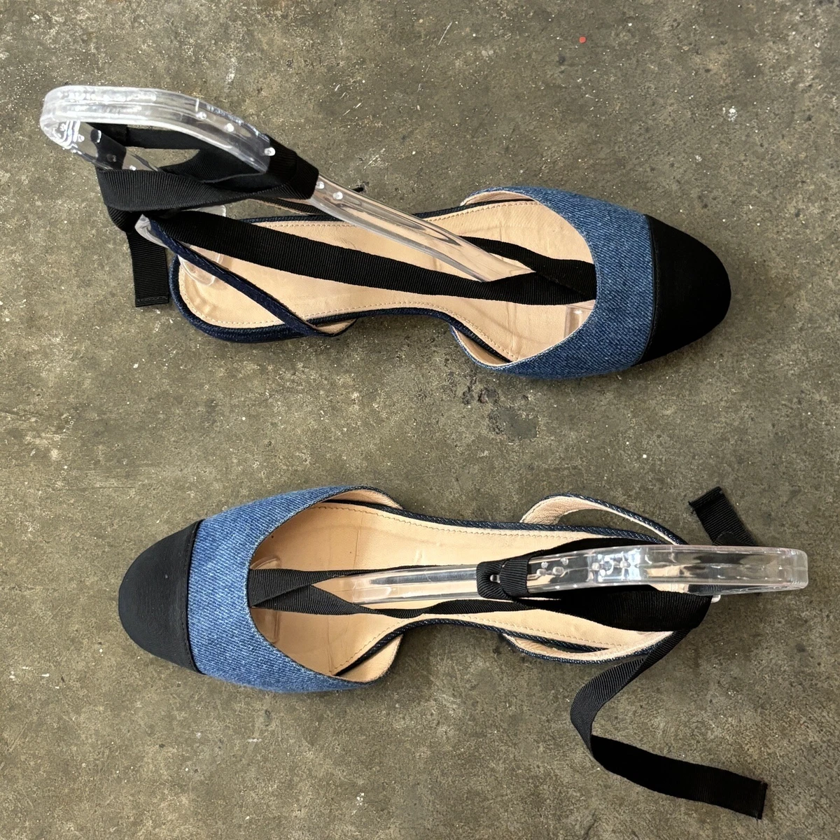 J crew deals slingback flats