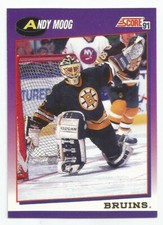 ANDY MOOG 1991-92 SCORE CARD NM-MT CONDITION