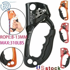L/R Hand Ascender Rock Climbing Tree Arborist Rappelling for 8 13mm Gear Rope