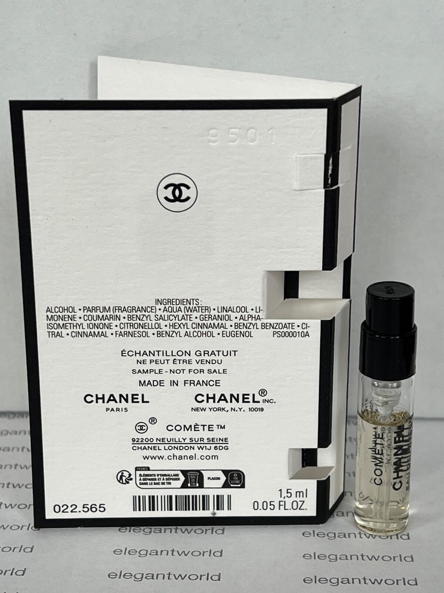 NEW CHANEL COMETE Les Exclusifs Eau De Parfum Spray 1.5ml | eBay