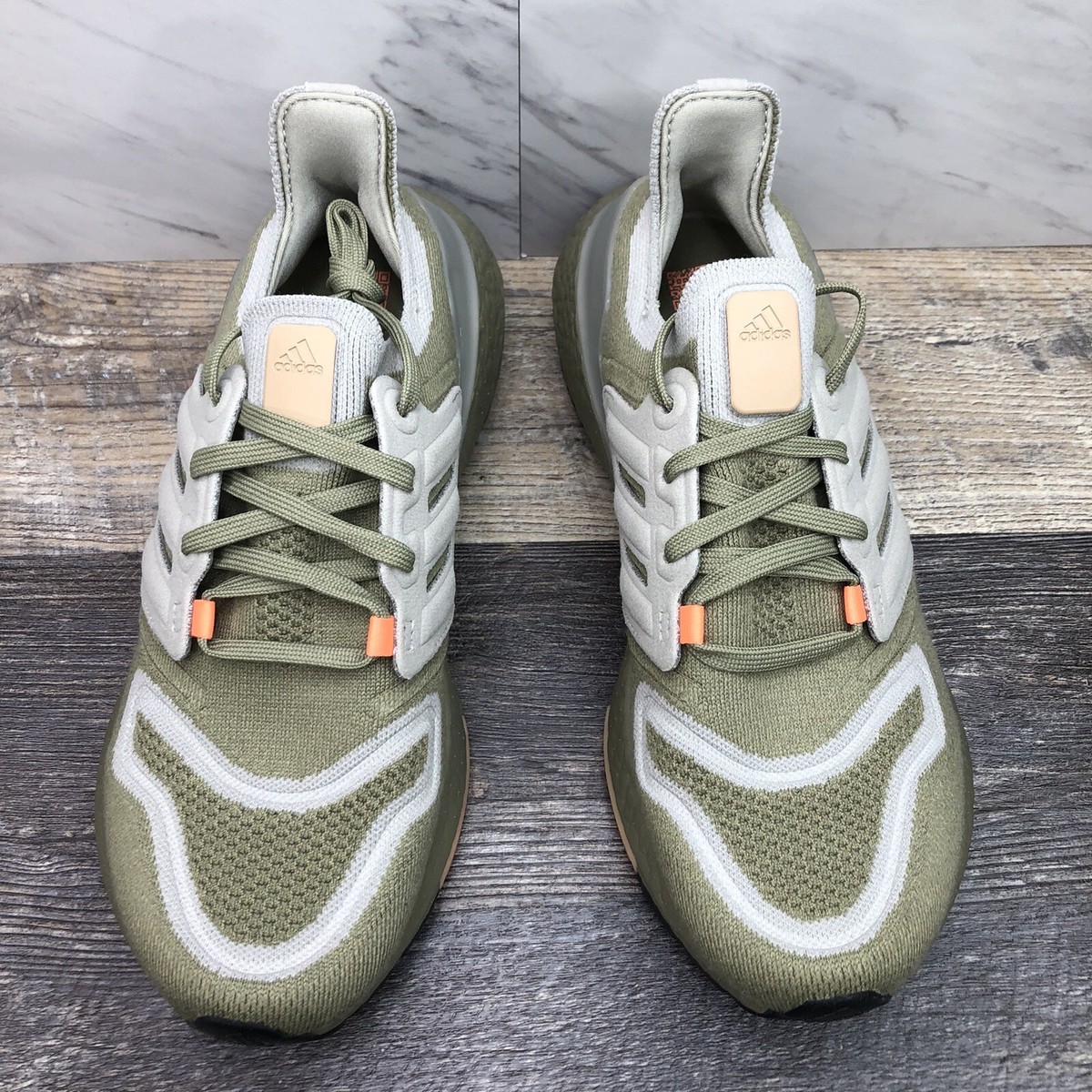 Adidas Ultraboost 22 Runnning Shoes 'Orbit Green Beam Orange Adidas Ultraboost 22 Runnning Shoes 'Orbit Green Beam Orange