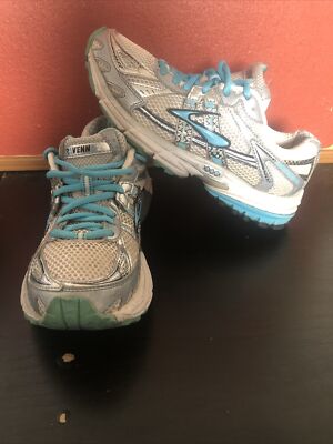 Brooks Ravenna Size Womens Running Walking Shoes- Silver Gray Blue  - Main Image