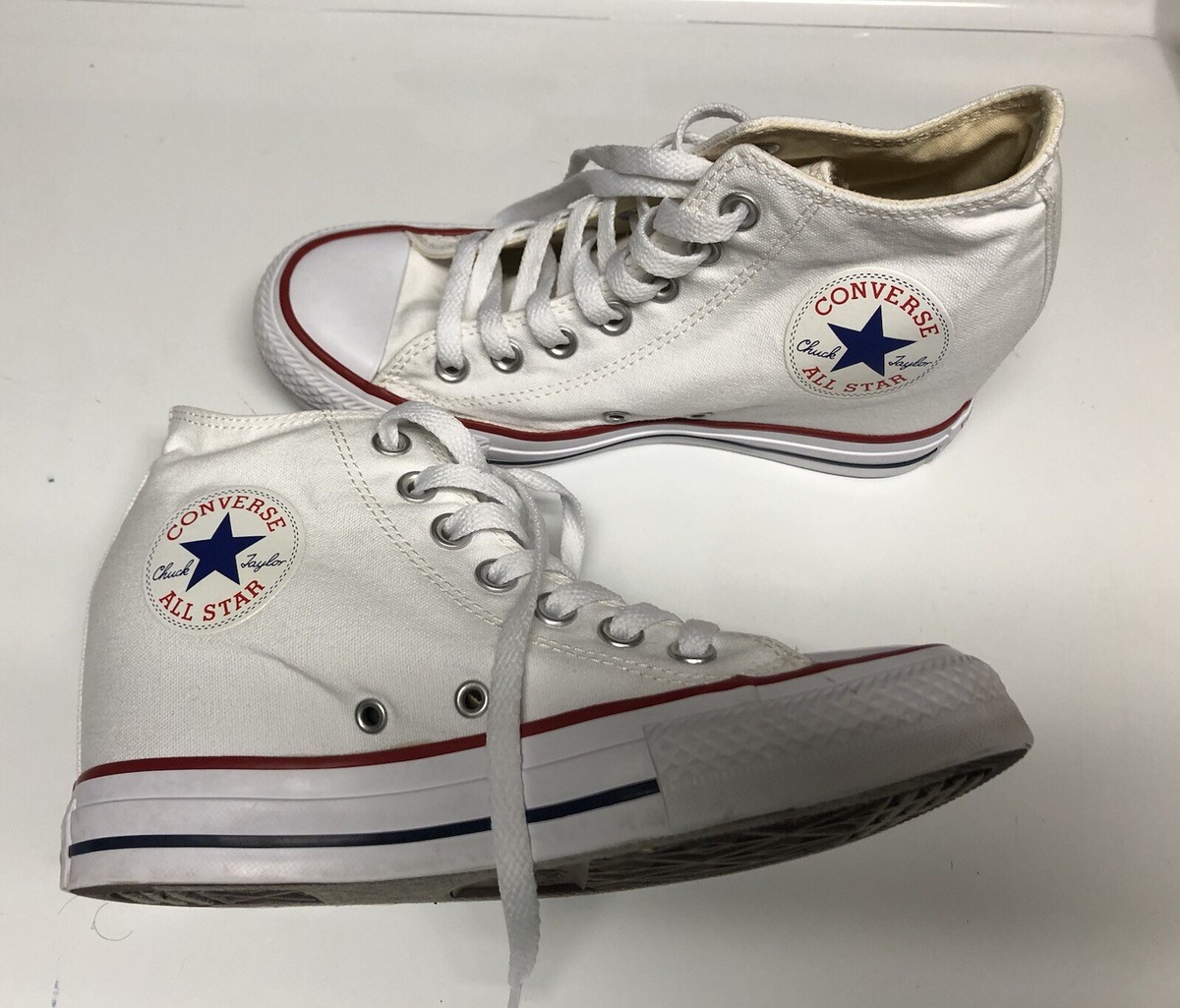 Converse Chuck Taylor All Star Hidden Wedge Heel Women 7.5 US 