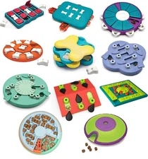 Interactive Dog Toys Treat Dispensing Puzzle Maze Challenge Games Choose Level