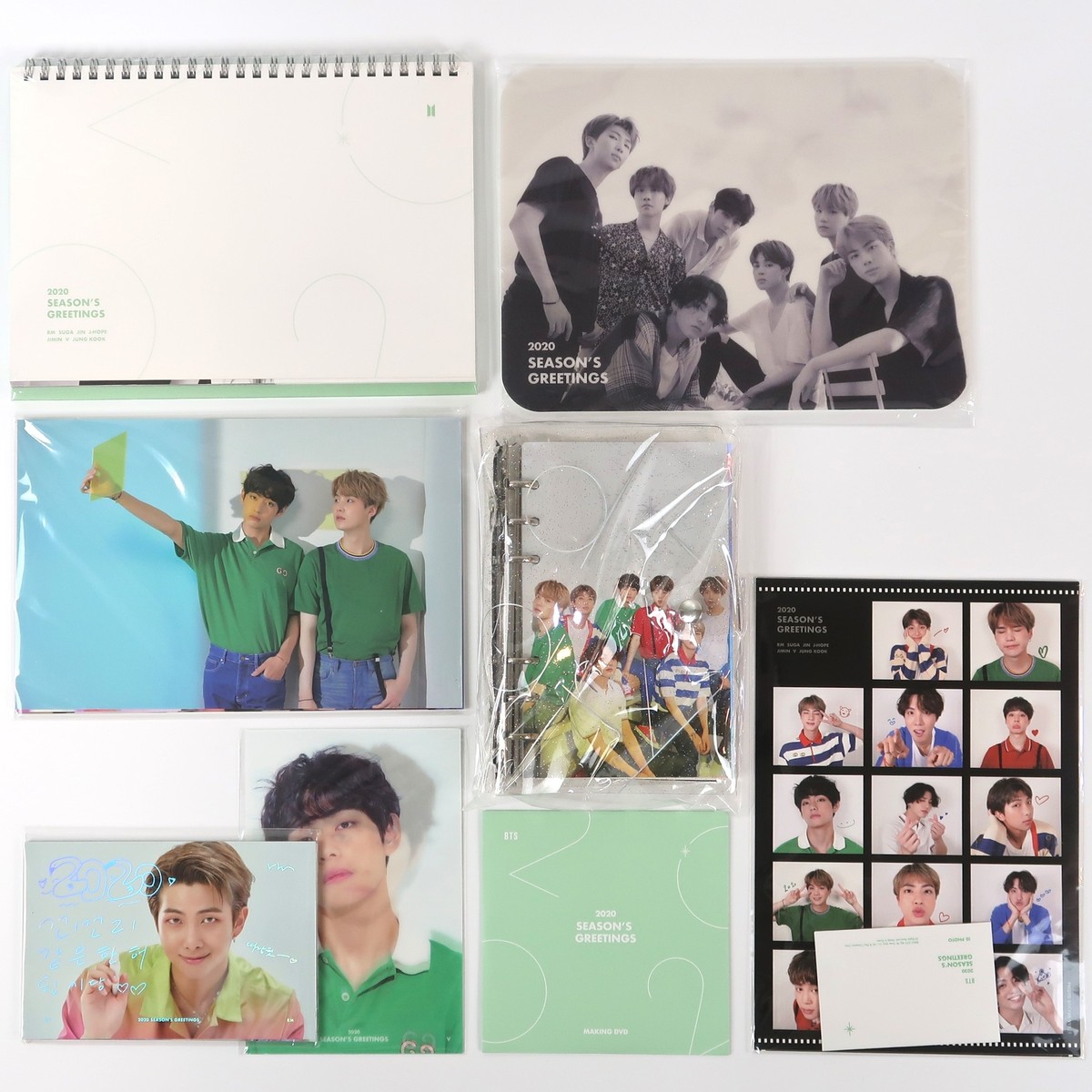 BTS 2020 Season's Greetings Complete Set V Lenticular Card | eBay