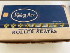 1960s Flying Ace Roller Skates BOX ONLY Skaggs Las Vegas Vintage Box