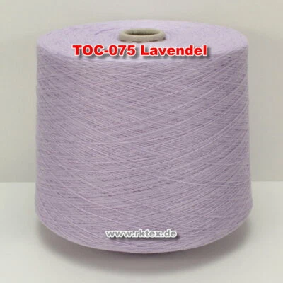 075 Lavendel TVU Ocean Nm 30/2 Baumwolle Acryl Strickgarn Häkelgarn Garn Kone
