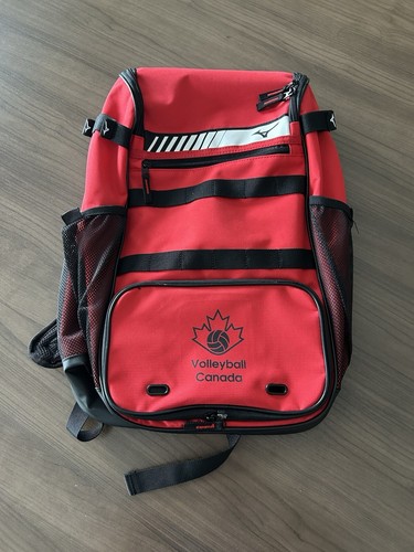 BNWT Mizuno Organizer 23 Backpack — Red x Volleyball Canada (35L, 20”x 13”x 8”)
