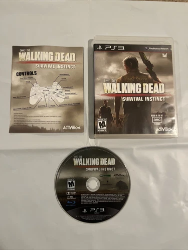 The Walking Dead: Survival Instinct (Sony PlayStation 3, 2013) CIB Complete