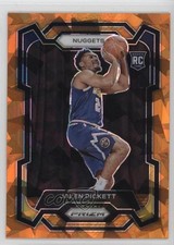2023-24 Panini Prizm Orange Ice Prizm Jalen Pickett #167 19b1