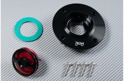 Benzinklappe Tankdeckel Schnell rot für Suzuki GSXR 1100 1989-1992