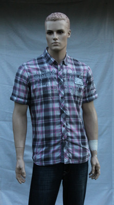   CAMP DAVID   mens long sleeve shirt size L
