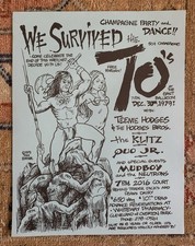 We Survived the 70&rsquo;s flyer 12/30/1979 Mud Boy & Neutrons Klitz Barbarian Memphis
