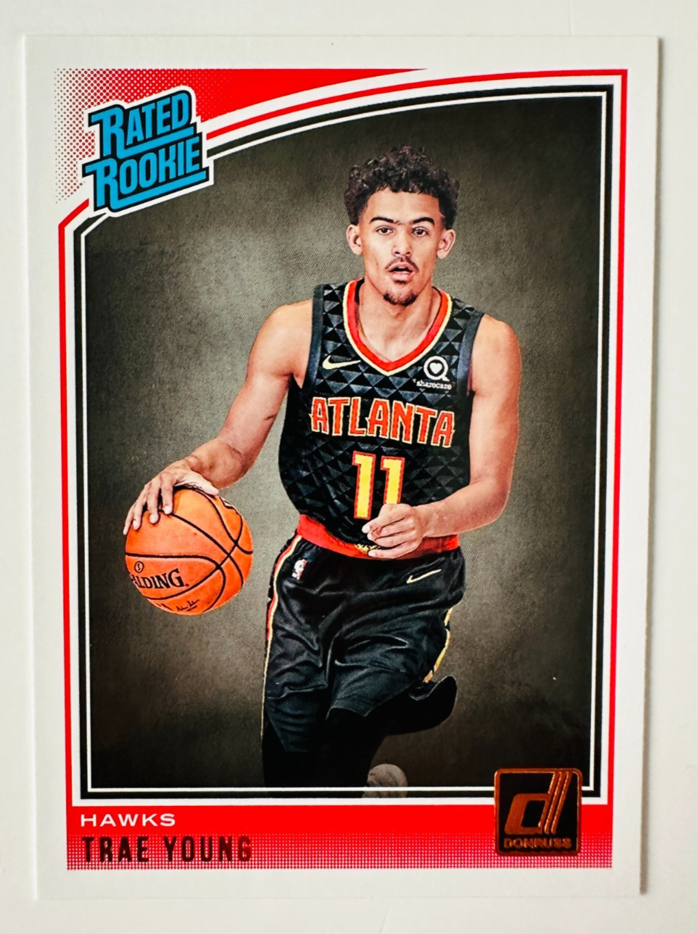 2018-19 Donruss Trae Young RC #198 Hawks Rated Rookie!
