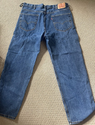 Levis 550 Jeans Mens 40x30 Blue Medium Wash Relaxed Fit Tapered Leg