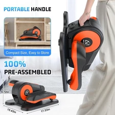 Under Desk Elliptical Machine,Seated Electric Leg Exerciser Fully Assembled Gift