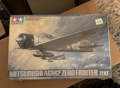 61016  1:48 Tamiya Mitsubishi A6M2 Zero Fighter (Zeke) Factory Sealed