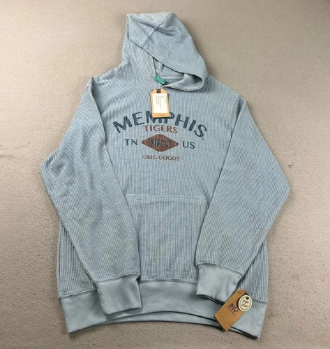 Memphis Tigers Hoodie Erwachsene Large blau Cord Langarm NCAA Pullover neu mit Etikett - Bild 1 von 13