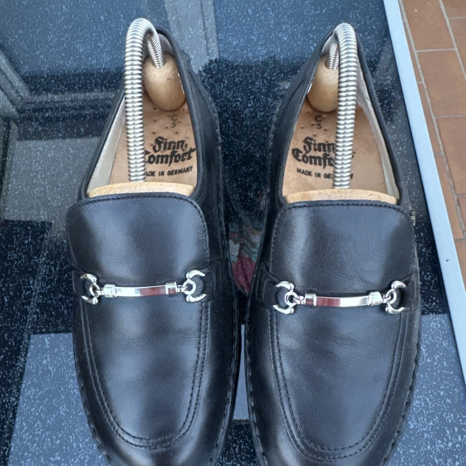 Finn Comfort Damenschuhe Halbschuhe Gr.39 Schwarz - Bild 1 von 1